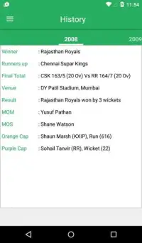 IPL Season 9 - Live Score Screen Shot 0