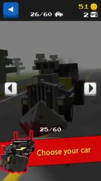Pixel Road - Zombie Way Screen Shot 4