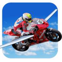 Flying Motorcycle Stunt Racing