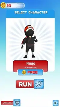 Ninja Runner Screen Shot 2