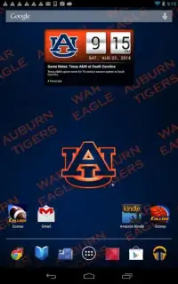 Auburn Tigers Live Clock Screen Shot 0