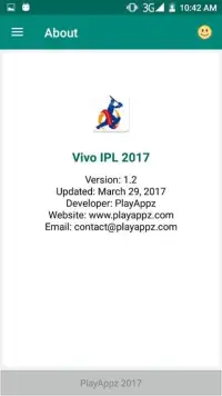 Vivo IPL 2017 Screen Shot 0