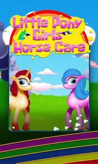 Little Pony Girls Horse Care Screen Shot 10