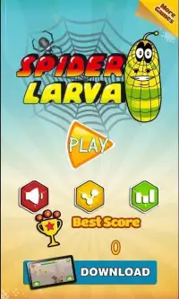 Game Gratis: Spider Larva Screen Shot 0