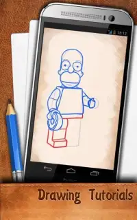 Как рисовать Лего Симпсоны Screen Shot 1