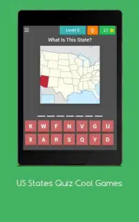 US States Quiz Map Screen Shot 3