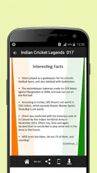 Indian Cricket Legends Screen Shot 1