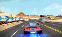 Racing in speed car Screen Shot 1