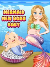 Mermaid Newborn Baby Care Game Screen Shot 4