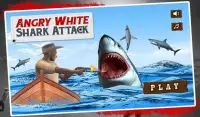 Angry White Shark Attack Screen Shot 0
