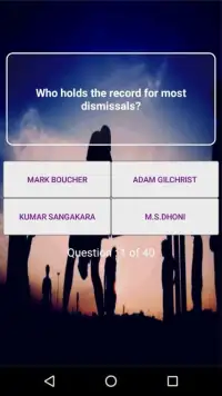 Cricket Quiz App Screen Shot 2