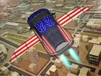Free Flying Racing Car Driving Screen Shot 7