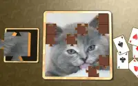 Jigsaw Solitaire - Kitties Screen Shot 3