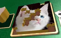 Jigsaw Solitaire - Kitties Screen Shot 2
