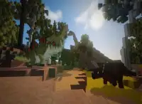 Dinosaur Mod Minecraft Pe Screen Shot 1
