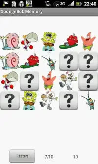 SpongeBob Memory Screen Shot 0