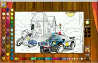 Happy Cars Art Sketching Pages Screen Shot 1