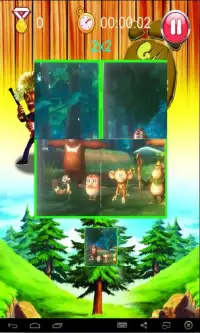 Boonie Bears Stories Shaven Head Qiang Theme Puzzle Screen Shot 4