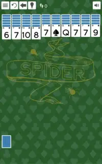 Spider solitaire Screen Shot 5