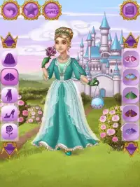 Милые принцессы Игры одевалки Screen Shot 6
