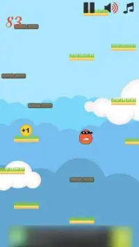 Angry Ninja Jumping Bird Screen Shot 0