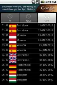 Unofficial F1 Schedule 2013 Screen Shot 6