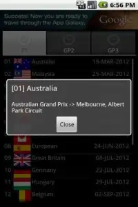 Unofficial F1 Schedule 2013 Screen Shot 5