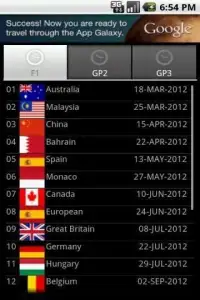 Unofficial F1 Schedule 2013 Screen Shot 8