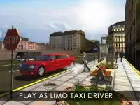Город Лимузин такси вождения S Screen Shot 6