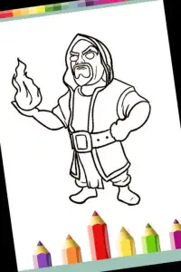 Coloring Book for clash clans Screen Shot 2