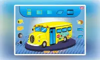 Дизайн Симпатичный школьный автобус Screen Shot 3