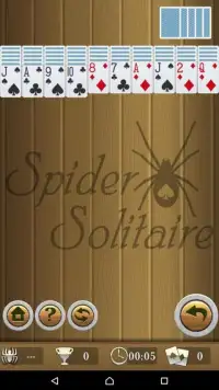 Classic Spider Solitaire Card Screen Shot 0