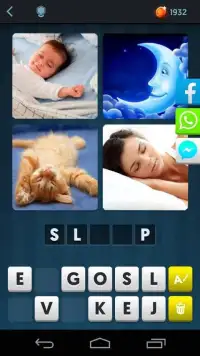 The Guess Word : 4 Pic 1 Word Screen Shot 1