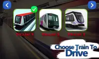Metro train driving simulator Screen Shot 1