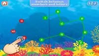 Ocean Life Dot To Dot for Kids Screen Shot 2