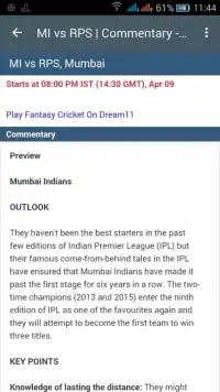 IPL 2016 Screen Shot 4
