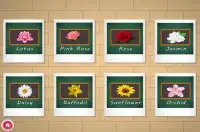 Kids Flower Names Jigsaw Game Screen Shot 3