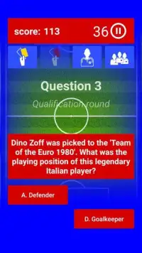 Euro 2016 Quiz Screen Shot 2