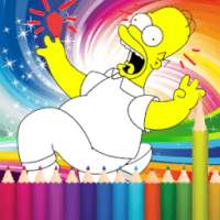Coloring Game For The Simpsons