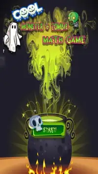 Cool Monster- Zombie Math game Screen Shot 5