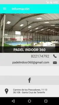 Padel Indoor 360 Screen Shot 0