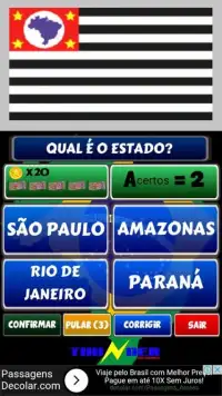 Quiz - Estados do Brasil Screen Shot 5
