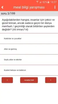 Meal Bilgi Yarışması Hazırlık Screen Shot 1