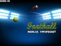 Football Ninja Swipe Out Games Screen Shot 7