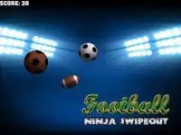 Football Ninja Swipe Out Games Screen Shot 5