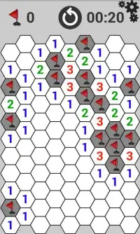 Minesweeper at hexagon Screen Shot 2