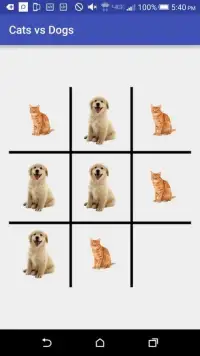 Cats vs Dogs (Tic-Tac-Toe) Screen Shot 2