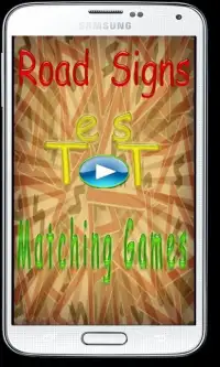 Road Signs Test Matching Games Screen Shot 1