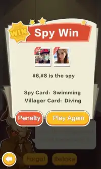 Who Is Spy - Cool Party Game Screen Shot 0