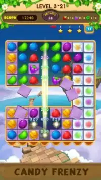 Permen hiruk-pikuk - Candy Crush Game Screen Shot 5